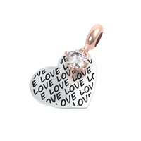 Charm Rerum Donna AMORE in Argento Cristallo 25059M - 25059M